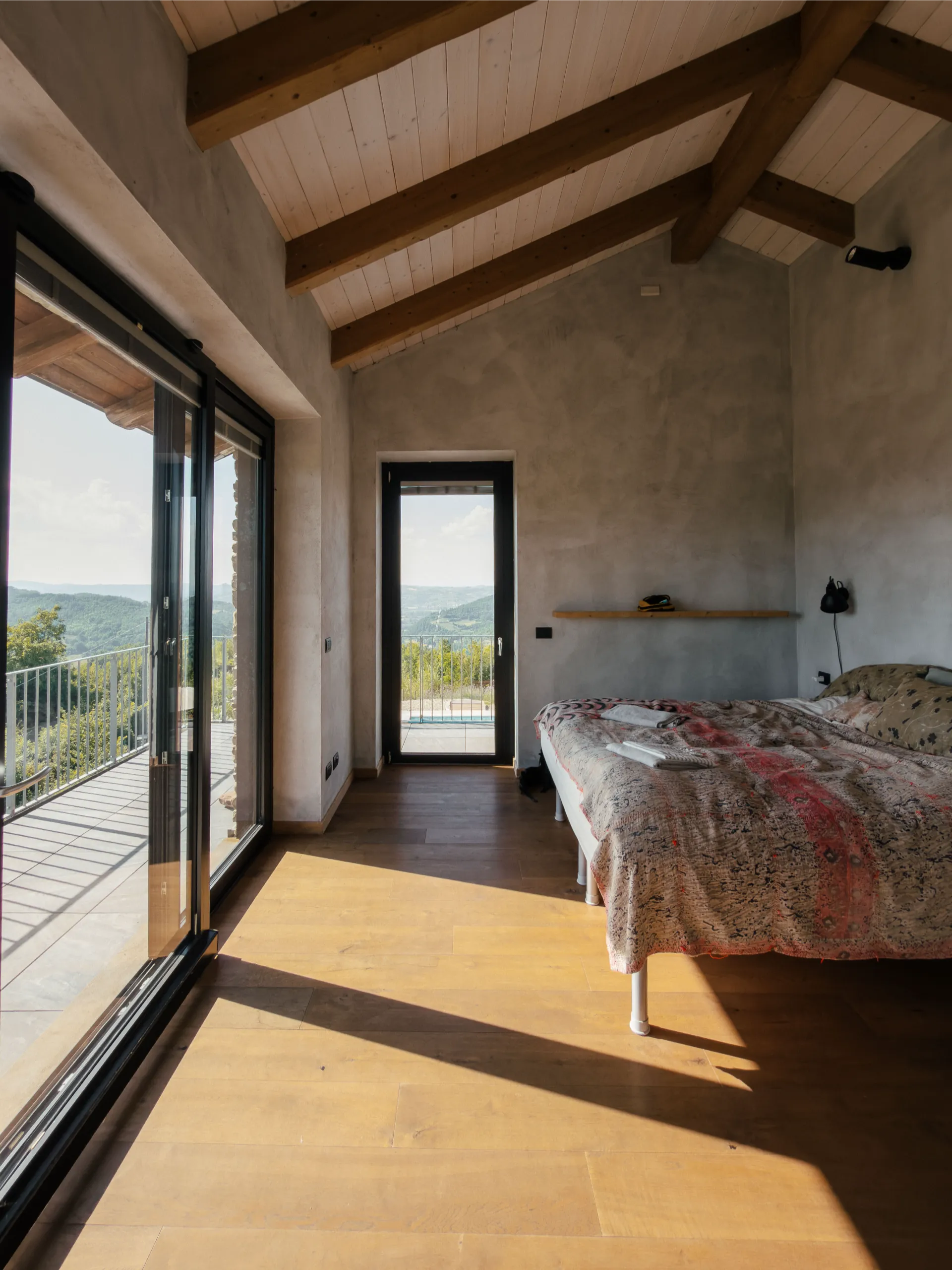 Soaking tub by the window